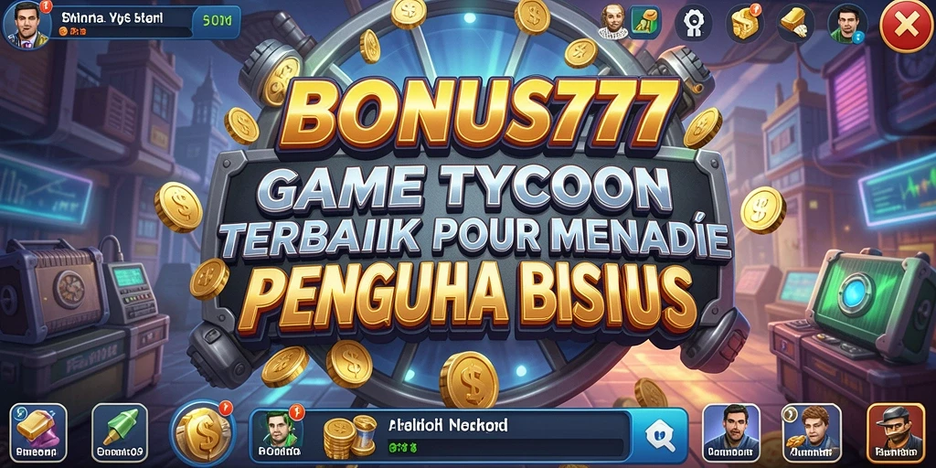 Screenshot gameplay BONUS777 menampilkan pengelolaan bisnis yang menarik.