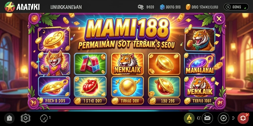 Gameplay MAMI188 yang memikat dengan berbagai tema slot.