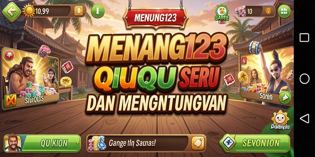 Gameplay seru QiuQiu di MENANG123 yang penuh strategi.