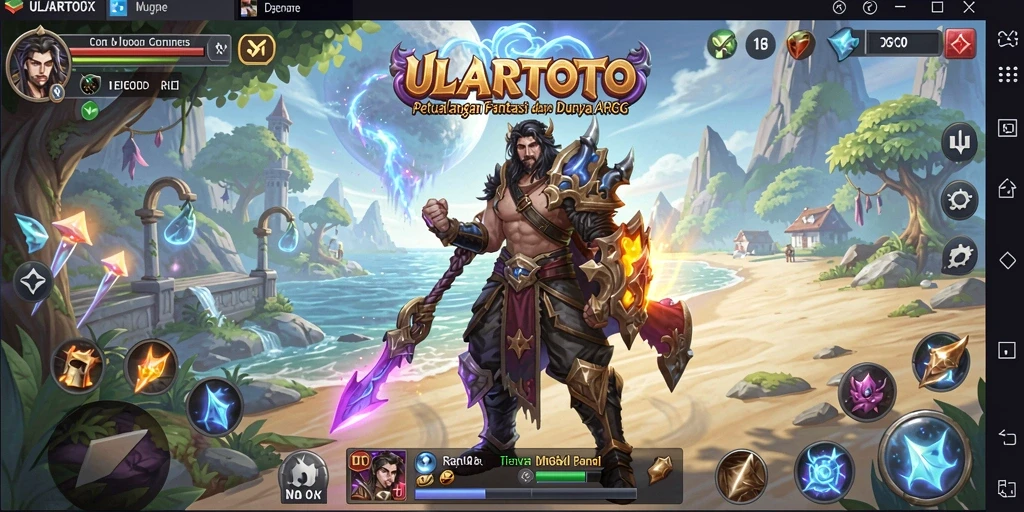 Tampilan gameplay ULARTOTO yang memukau dan mendebarkan.