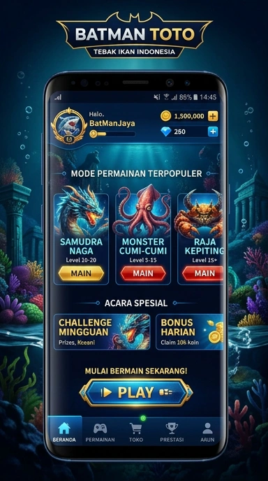 Tampilan katalog aplikasi di batmantoto yang lengkap dan terorganisir.